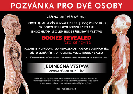 FOTKA - Svtov proslul vstava Bodies revealed se pedstav v Brn