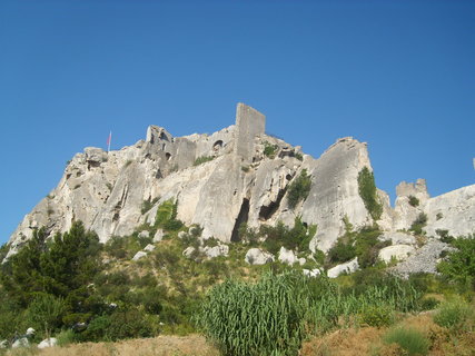 FOTKA - Stpky z Provence - msto a hrad Les Baux-de-Provence