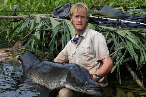 FOTKA - Ryb legendy Jakuba Vgnera - Arapaima gigas  Amazonie