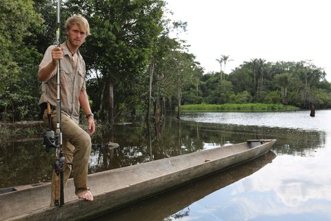 FOTKA - Ryb legendy Jakuba Vgnera - Arapaima gigas  Amazonie