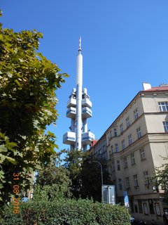 FOTKA - ikovsk televizn v - nejvy stavba v Praze