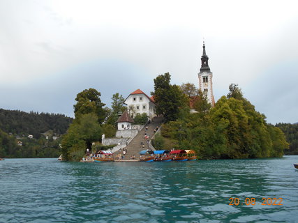 FOTKA - Jezero Bled - msto s romantickou atmosfrou