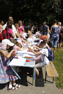 FOTKA - Vstava Idy Novotn v chomutovskm zooparku