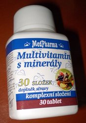 Multivitamn s minerly