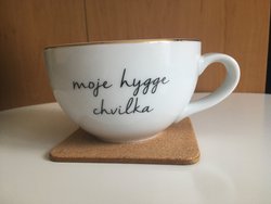 Porcelnov hrnek Moje hygge c