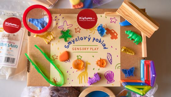 Smyslov poklad - Sensory play sadu od Kidtown.cz