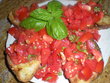 fotka Opeen chleba po italsku - bruschetta (ti brusketa)