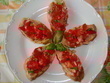 fotka Bruschetta s rajaty